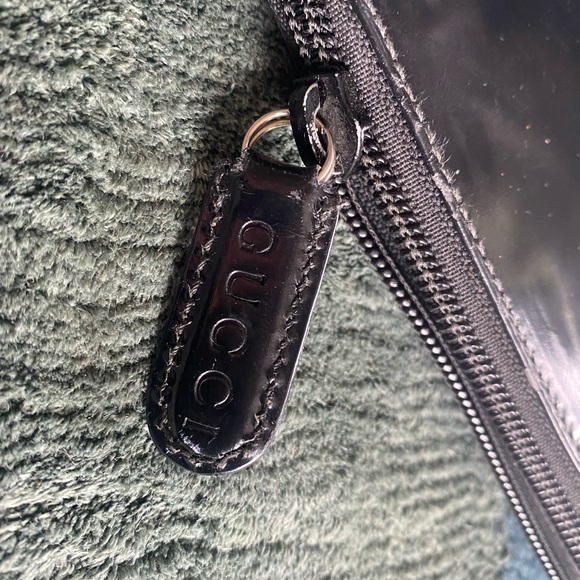 GUCCI unisex Pouchette: Limited edition Tom Ford era : black polished leather - Picture 5 of 17